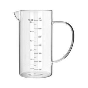 Estia Μεζούρα Γυάλινη 750ml Φ8.5x16 Διάφανη 01-35884