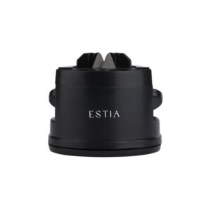 Estia Ακονιστήρι Μαχαιριών Με Βεντούζα Στήριξης Μαύρο 01-36812