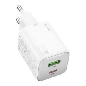 Hoco Φορτιστής Ταξιδίου N41 Almighty Με 1xUSB-A QC3.0A 18W Kαι USB-C PD20W Μαύρος 617031