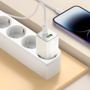 Hoco Φορτιστής Ταξιδίου N41 Almighty Με 1xUSB-A QC3.0A 18W Kαι USB-C PD20W Μαύρος 617031 - Image 3