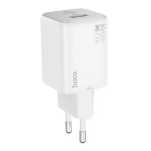 Hoco Φορτιστής Ταξιδίου N41 Almighty Με 1xUSB-A QC3.0A 18W Kαι USB-C PD20W Μαύρος 617031 - Image 2