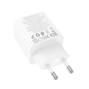Hoco Φορτιστής Ταξιδίου N56 Fundador Με 2xUSB-C PD30W Kαι 2xUSB-A QC3.0A Λευκός 632508 - Image 2