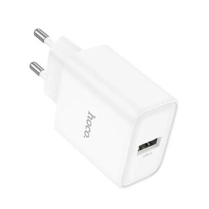 Hoco Φορτιστής Ταξιδίου River DC72 Με 1xUSB-A 5V 2.1A Λευκός 643009