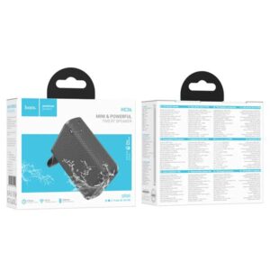 Hoco Φορητό Ηχείο Wireless Star Mini BT 5.4 1200mAh 5W Με FM Και Micro-SD Γκρι HC34 - Image 3