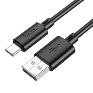 Hoco Καλώδιο Σύνδεσης X88 Gratified 2m USB-A Σε USB-C 60W 3A Μαύρο 653626