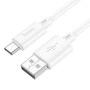 Hoco Καλώδιο Σύνδεσης X88 Gratified 2m USB-A Σε USB-C 60W 3A Λευκό 653633