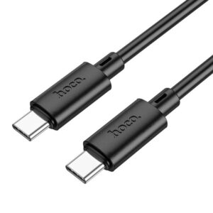 Hoco Καλώδιο Σύνδεσης X88 Gratified 2m USB-C Σε USB-C 60W 3A Μαύρο 653640