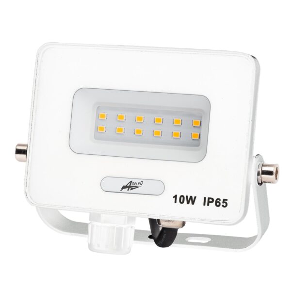 Adeleq ΠΡΟΒΟΛΕΑΣ LED ΚΑΙ ΓΙΑ ΑΝΙΧΝΕΥΤΗ ΚΙΝΗΣ.10W 230V 4000K IP65 ΛΕΥΚΟΣ 3-361001