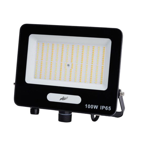 Adeleq ΠΡΟΒΟΛΕΑΣ LED 100W 230V CCT ΚΑΙ ΓΙΑ ΑΝΙΧΝΕΥΤΗ ΚΙΝΗΣΗΣ IP65 ΜΑΥΡΟΣ 3-3610018