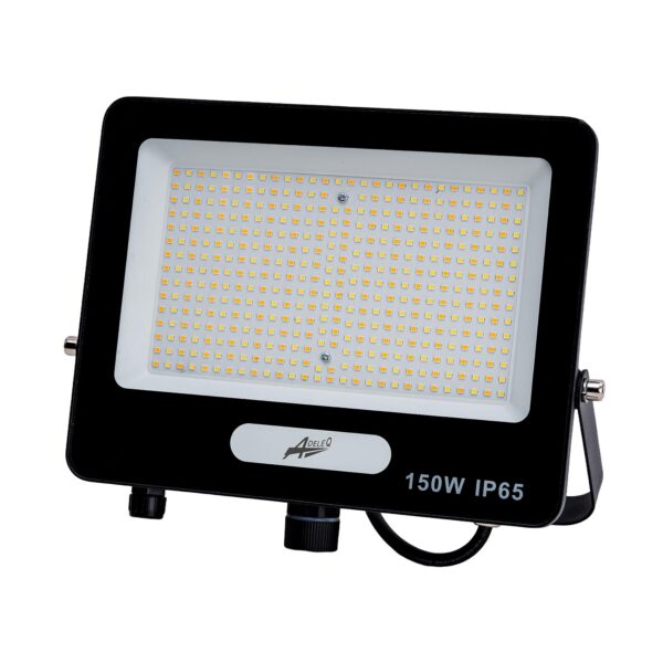 Adeleq ΠΡΟΒΟΛΕΑΣ LED 150W 230V CCT ΚΑΙ ΓΙΑ ΑΝΙΧΝΕΥΤΗ ΚΙΝΗΣΗΣ IP65 ΜΑΥΡΟΣ 3-3615018