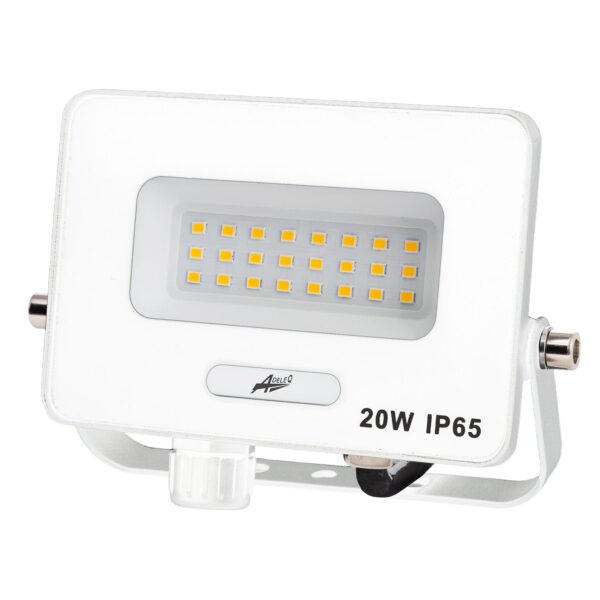 Adeleq ΠΡΟΒΟΛΕΑΣ LED ΚΑΙ ΓΙΑ ΑΝΙΧΝΕΥΤΗ ΚΙΝΗΣ.20W 230V 4000K IP65 ΛΕΥΚΟΣ 3-362001
