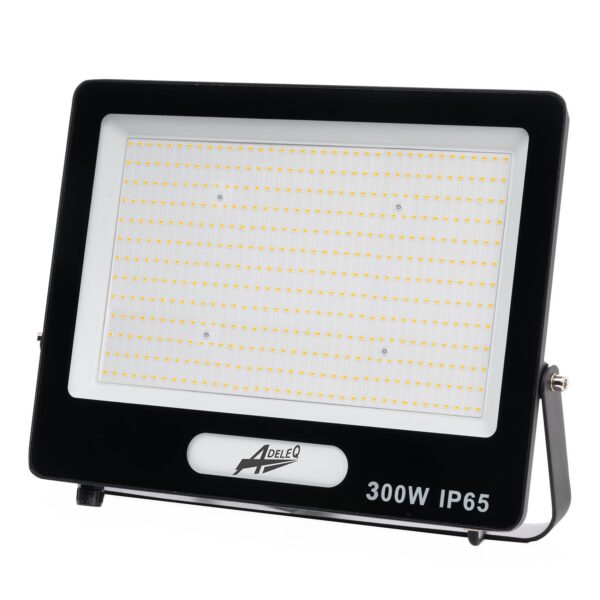 Adeleq ΠΡΟΒΟΛΕΑΣ LED 300W 230V 6200K ΚΑΙ ΓΙΑ ΑΝΙΧΝΕΥΤΗ ΚΙΝΗΣ.IP65 ΜΑΥΡΟΣ 3-3630010