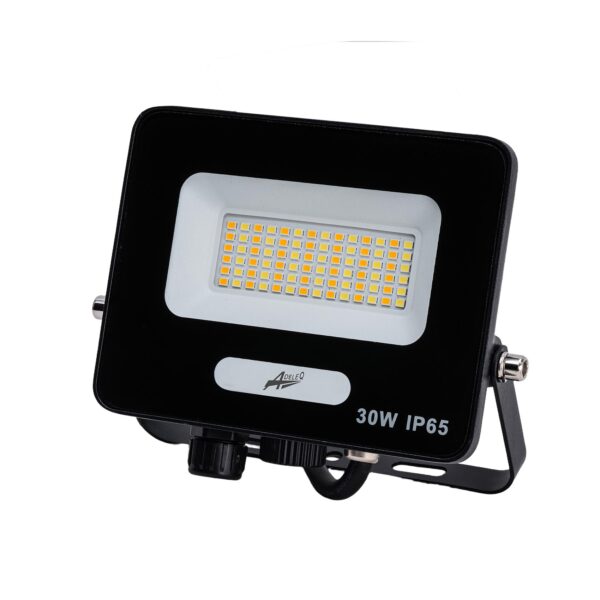 Adeleq ΠΡΟΒΟΛΕΑΣ LED 30W 230V CCT ΚΑΙ ΓΙΑ ΑΝΙΧΝΕΥΤΗ ΚΙΝΗΣΗΣ IP65 ΜΑΥΡΟΣ 3-363018