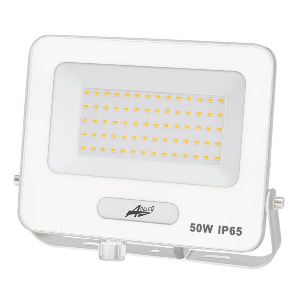 Adeleq ΠΡΟΒΟΛΕΑΣ LED ΚΑΙ ΓΙΑ ΑΝΙΧΝΕΥΤΗ ΚΙΝΗΣ.50W 230V 4000K IP65 ΛΕΥΚΟΣ 3-365001