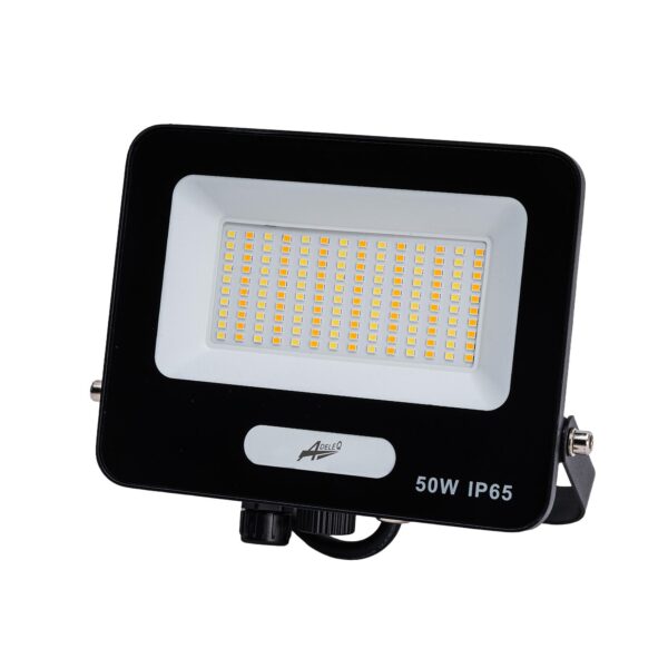 Adeleq ΠΡΟΒΟΛΕΑΣ LED 50W 230V CCT ΚΑΙ ΓΙΑ ΑΝΙΧΝΕΥΤΗ ΚΙΝΗΣΗΣ IP65 ΜΑΥΡΟΣ 3-365018