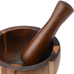 Estia Γουδί Με Γουδοχέρι Allure Φ14xY10cm Από Ξύλο Ακακίας 01-38373 - Image 2