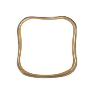 Estia Κρίκοι Πετσέτας Μεταλλικοί 4.5x3cm Σετ 4 Τμχ. Χρυσαφί 07-36874 - Image 3