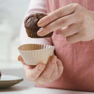 Nava Φόρμες Σιλικόνης Φ6.5cm Για Cupcakes Misty Σετ 12 Τεμαχίων 10-111-067