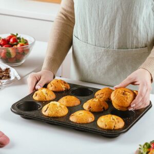 Nava Ταψί - Φόρμα Για Muffins 35xY3x26.5cm Nature Με Αντικολλητική Επίστρωση Stone 10-239-023