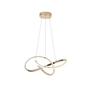 Arte Illumina Φωτιστικό Κρεμαστό LED 30W 2000Lm 3000K Φ60xY120cm Venus Χρυσαφί 144-15057 - Image 4