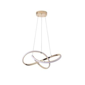 Arte Illumina Φωτιστικό Κρεμαστό LED 30W 2000Lm 3000K Φ60xY120cm Venus Χρυσαφί 144-15057 - Image 2