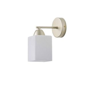 Arte Illumina Φωτιστικό Επίτοιχο – Απλίκα 1xE27 18x10x21cm IP20 Madisson Χρυσό Σαμπανιζέ 144-24010 - Image 2