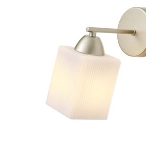 Arte Illumina Φωτιστικό Επίτοιχο – Απλίκα 1xE27 18x10x21cm IP20 Madisson Χρυσό Σαμπανιζέ 144-24010 - Image 3