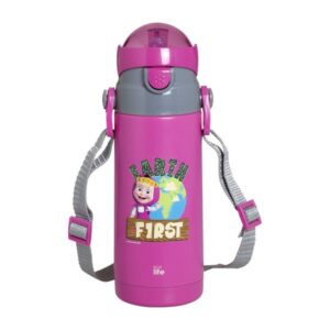 Ecolife Θερμός Παιδικός Kids Thermos Masha - Earth First 400ml Magenta - Φούξια 33-BO-2120