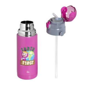 Ecolife Θερμός Παιδικός Kids Thermos Masha - Earth First 400ml Magenta - Φούξια 33-BO-2120 - Image 3