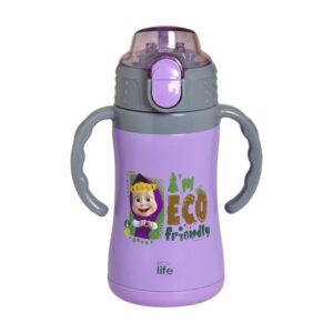 Ecolife Θερμός Παιδικός Kids Thermos Masha - Eco Friendly 300ml Lilac - Λιλά 33-BO-2122