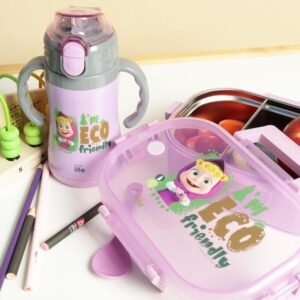 Ecolife Θερμός Παιδικός Kids Thermos Masha - Eco Friendly 300ml Lilac - Λιλά 33-BO-2122 - Image 4