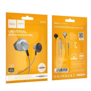 Hoco Handsfree M125 Smart Με Μικρόφωνο Και Χειριστήριο 3.5 mm 1.2m Γκρι 612791 - Image 2