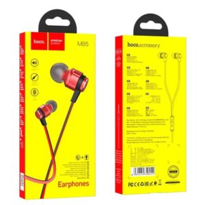 Hoco Handsfree M85 Platinum Με Μικρόφωνο Και Χειριστήριο 3.5 mm Deep Bass 1.2m Κόκκινο 749451 - Image 4