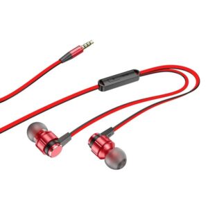 Hoco Handsfree M85 Platinum Με Μικρόφωνο Και Χειριστήριο 3.5 mm Deep Bass 1.2m Κόκκινο 749451 - Image 2