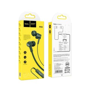 Hoco Handsfree M86 Oceanic Με Μικρόφωνο Και Χειριστήριο 3.5mm Γωνιακό Deep Bass 1.2m Πράσινο 751652 - Image 3