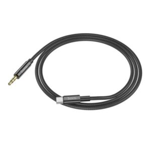 Hoco Καλώδιο Σύνδεσης Ήχου UPA19 USB-C Αρσενικό Σε Καρφί 3.5mm Braided 1m Μαύρο 759948 - Image 4