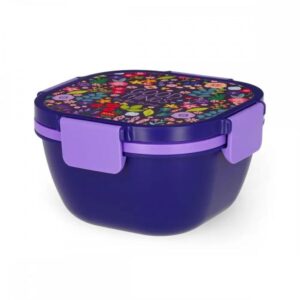 Legami Φαγητοδοχείο Με Χωρίσματα 1700ml Flowers - Λουλούδια LBS0004 - Image 2