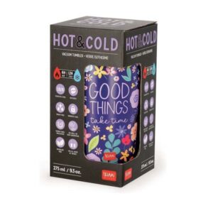 Legami Θερμός – Κούπα Ανοξείδωτη 275ml Good Things Take Time - Λουλούδια Λιλά NTUM0005 - Image 5
