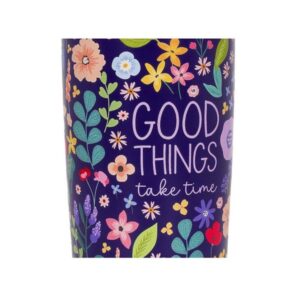 Legami Θερμός – Κούπα Ανοξείδωτη 275ml Good Things Take Time - Λουλούδια Λιλά NTUM0005 - Image 4