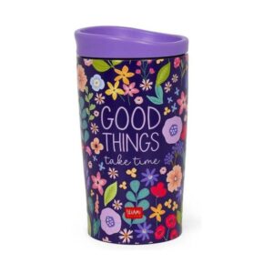 Legami Θερμός – Κούπα Ανοξείδωτη 275ml Good Things Take Time - Λουλούδια Λιλά NTUM0005