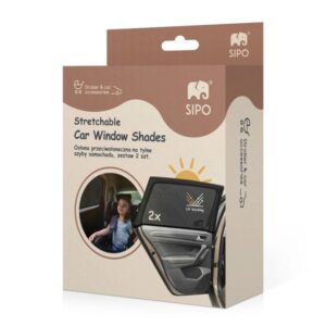 Sipo Ηλιοπροστασίες Sun Socks Για Παράθυρα Αυτοκινήτου 2Τμχ SIP-SCA-14 - Image 6