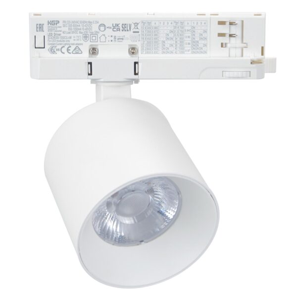 Adeleq LED ΣΠΟΤ ΡΑΓΑΣ 4 ΓΡΑΜΜΩΝ 20W 230V 4000K 38° ΛΕΥΚΟ 25-42010
