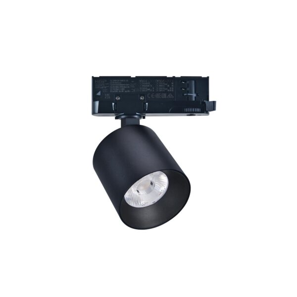 Adeleq LED ΣΠΟΤ ΡΑΓΑΣ  4 ΓΡΑΜΜΩΝ 30W 230V 3000K 38° ΜΑΥΡΟ 25-430001
