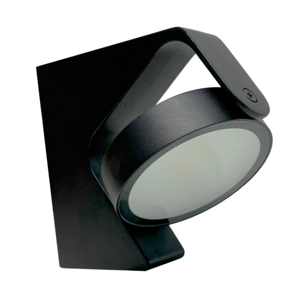 Adeleq LED ΦΩΤΙΣΤ.ΑΛΟΥΜ.ΕΠΙΤΟΙΧΟ ΠΕΡΙΣΤΡΕΦΟΜΕΝΟ CCT 13W IP65 ΜΑΥΡΟ 3-1281
