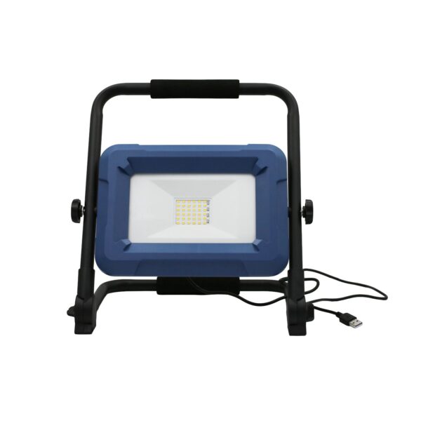 Adeleq ΠΡΟΒΟΛΕΑΣ LED ΦΟΡΗΤΟΣ ΕΠΑΝΑΦΟΡΤΙΖΟΜΕΝΟΣ 15W 4000K ΜΠΛΕ 3-1514