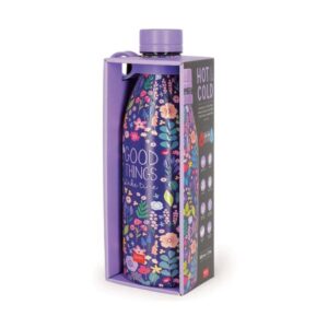 Legami Μπουκάλι Θερμός Ανοξείδωτο 800ml Good Things Take Time – Λουλούδια Λιλά SSBL0010 - Image 2