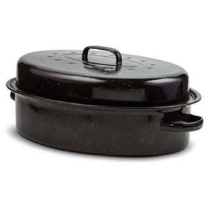 Nava Γάστρα Οβάλ Εμαγιέ 42cm 6lt 42x19x32cm Μαύρο 10-053-001 - Image 3