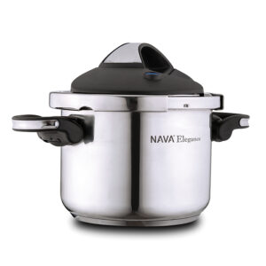 Nava Χύτρα Ταχύτητας Elegance Ανοξείδωτη 6L Με Αναδιπλούμενες Λαβές 10-266-003