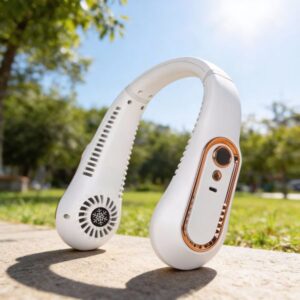 Eurolamp Ανεμιστήρας Λαιμού Επαναφορτιζόμενος 4W Λευκός 300-20553 - Image 2