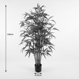 Inart Διακοσμητικό Φυτό Σε Γλάστρα Rhapis Palm Φ60x120εκ Πράσινο 391-000012 - Image 3